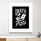 Death by Pizza by Tatak Waskitho on GIANT ART - black typography