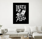 Death by Pizza by Tatak Waskitho on GIANT ART - black typography