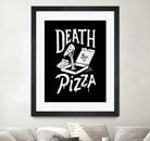 Death by Pizza by Tatak Waskitho on GIANT ART - black typography