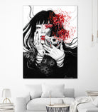 Hell Girl by Doriana Popa on GIANT ART - black mixed media