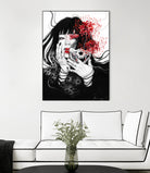 Hell Girl by Doriana Popa on GIANT ART - black mixed media