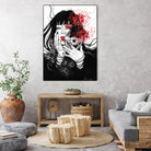 Hell Girl by Doriana Popa on GIANT ART - black mixed media