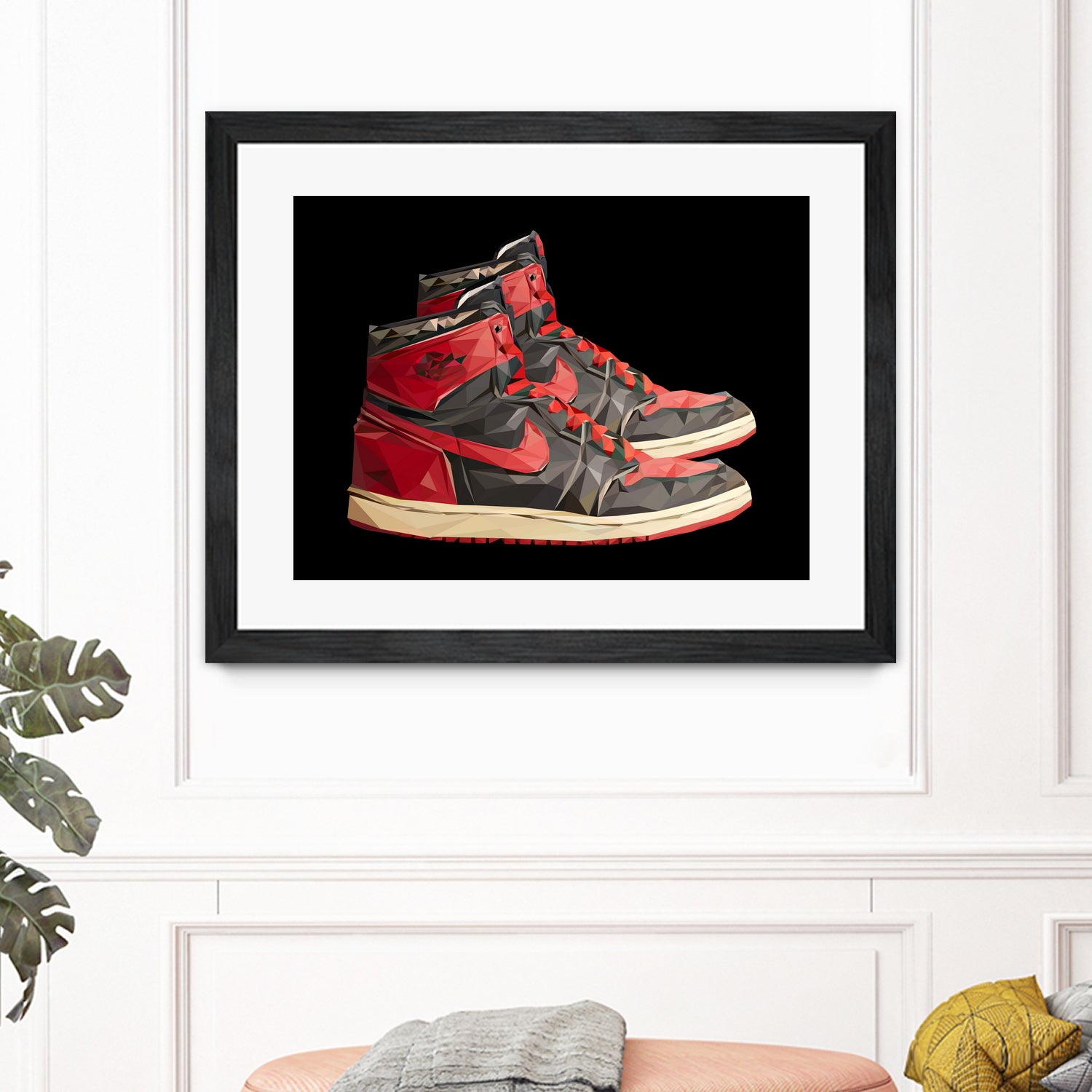 air jordan 1 retro by M Maisur Amin on GIANT ART - red character design