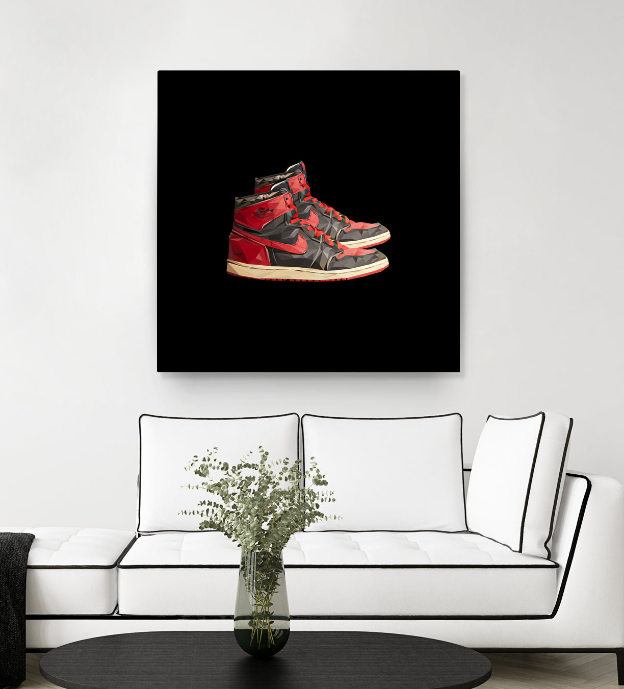 Sneaker hype beast air jordan 1 retro by M Maisur Amin on GIANT ART - black vector illustration