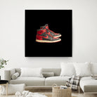 Sneaker hype beast air jordan 1 retro by M Maisur Amin on GIANT ART - black vector illustration