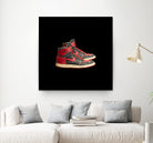 Sneaker hype beast air jordan 1 retro by M Maisur Amin on GIANT ART - black vector illustration