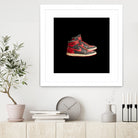 Sneaker hype beast air jordan 1 retro by M Maisur Amin on GIANT ART - black vector illustration