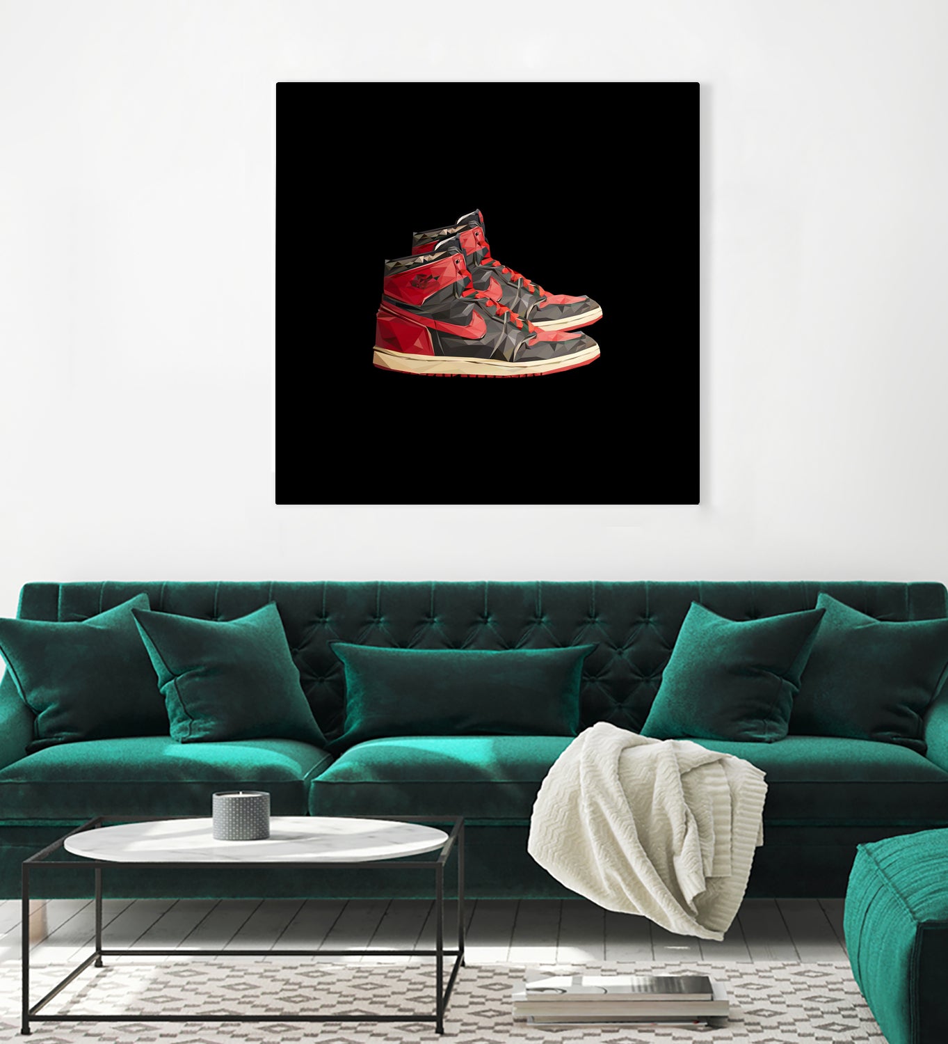 Sneaker hype beast air jordan 1 retro by M Maisur Amin on GIANT ART - black vector illustration