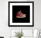 Sneaker hype beast air jordan 1 retro by M Maisur Amin on GIANT ART - black vector illustration