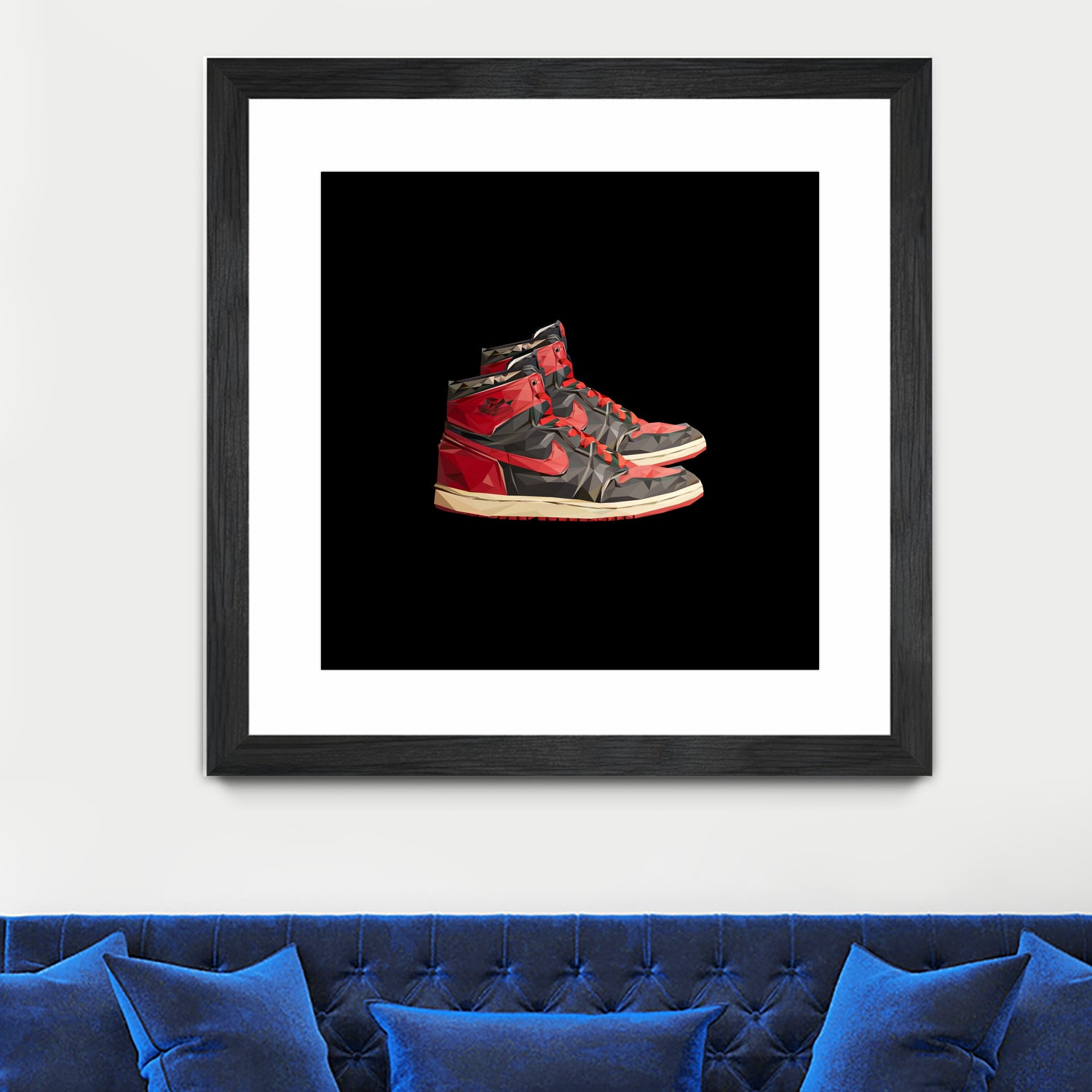 Sneaker hype beast air jordan 1 retro by M Maisur Amin on GIANT ART - black vector illustration