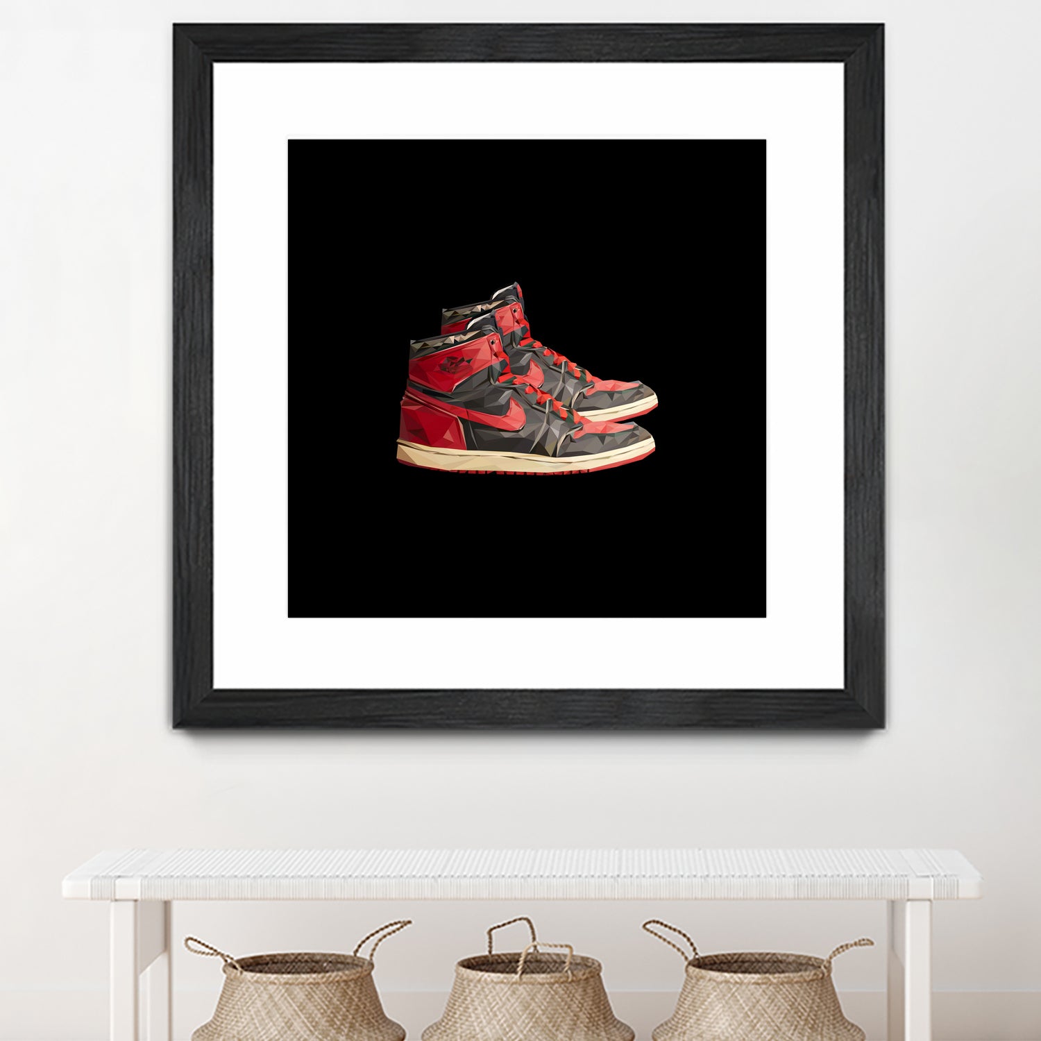 Sneaker hype beast air jordan 1 retro by M Maisur Amin on GIANT ART - black vector illustration