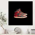 Sneaker hype beast air jordan 1 retro by M Maisur Amin on GIANT ART - black vector illustration