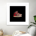 Sneaker hype beast air jordan 1 retro by M Maisur Amin on GIANT ART - black vector illustration