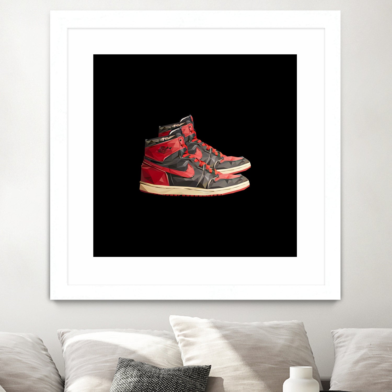 Sneaker hype beast air jordan 1 retro by M Maisur Amin on GIANT ART - black vector illustration