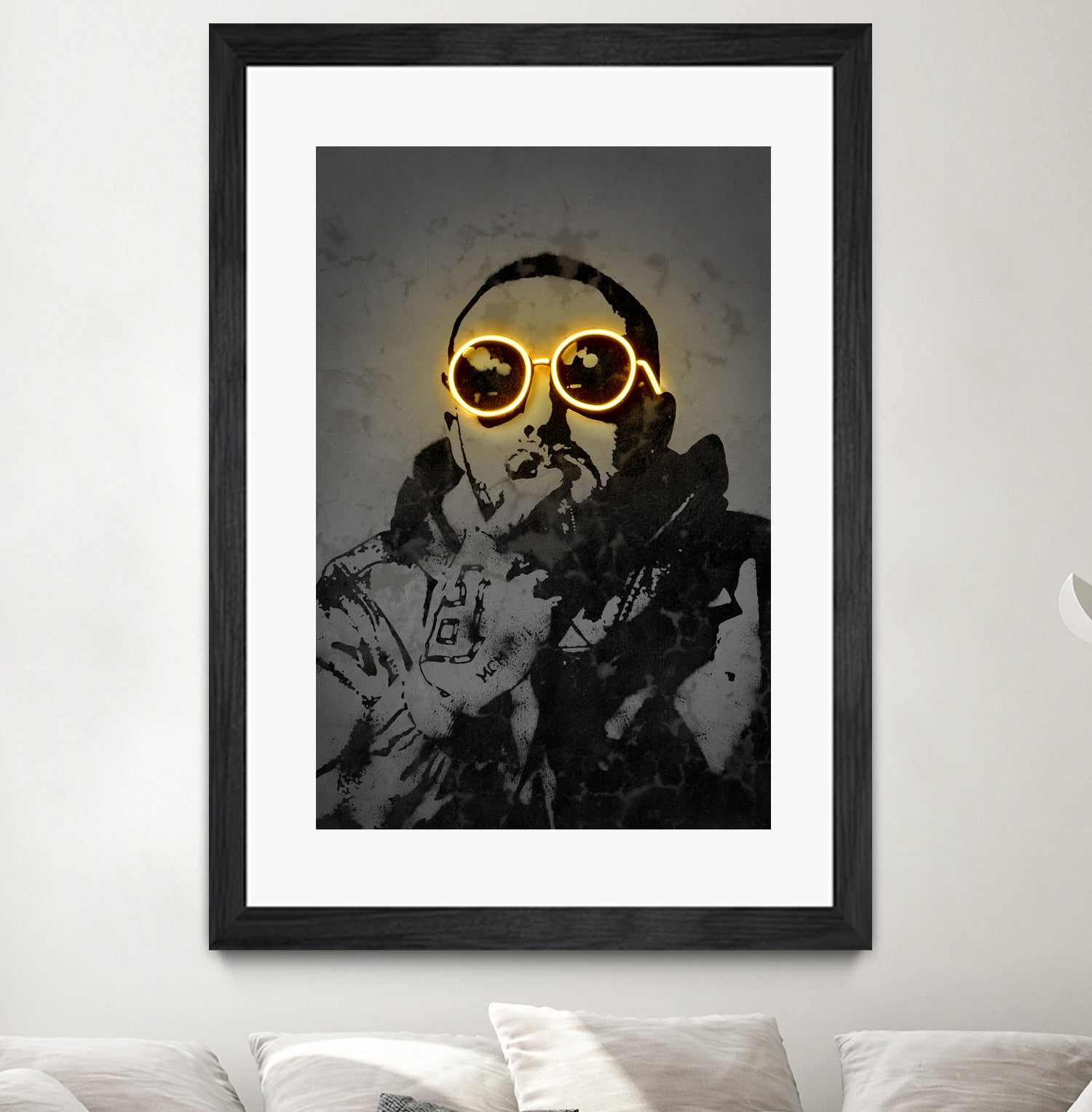 Mac Miller by Octavian Mihai Mielu on GIANT ART - yellow digital drawing