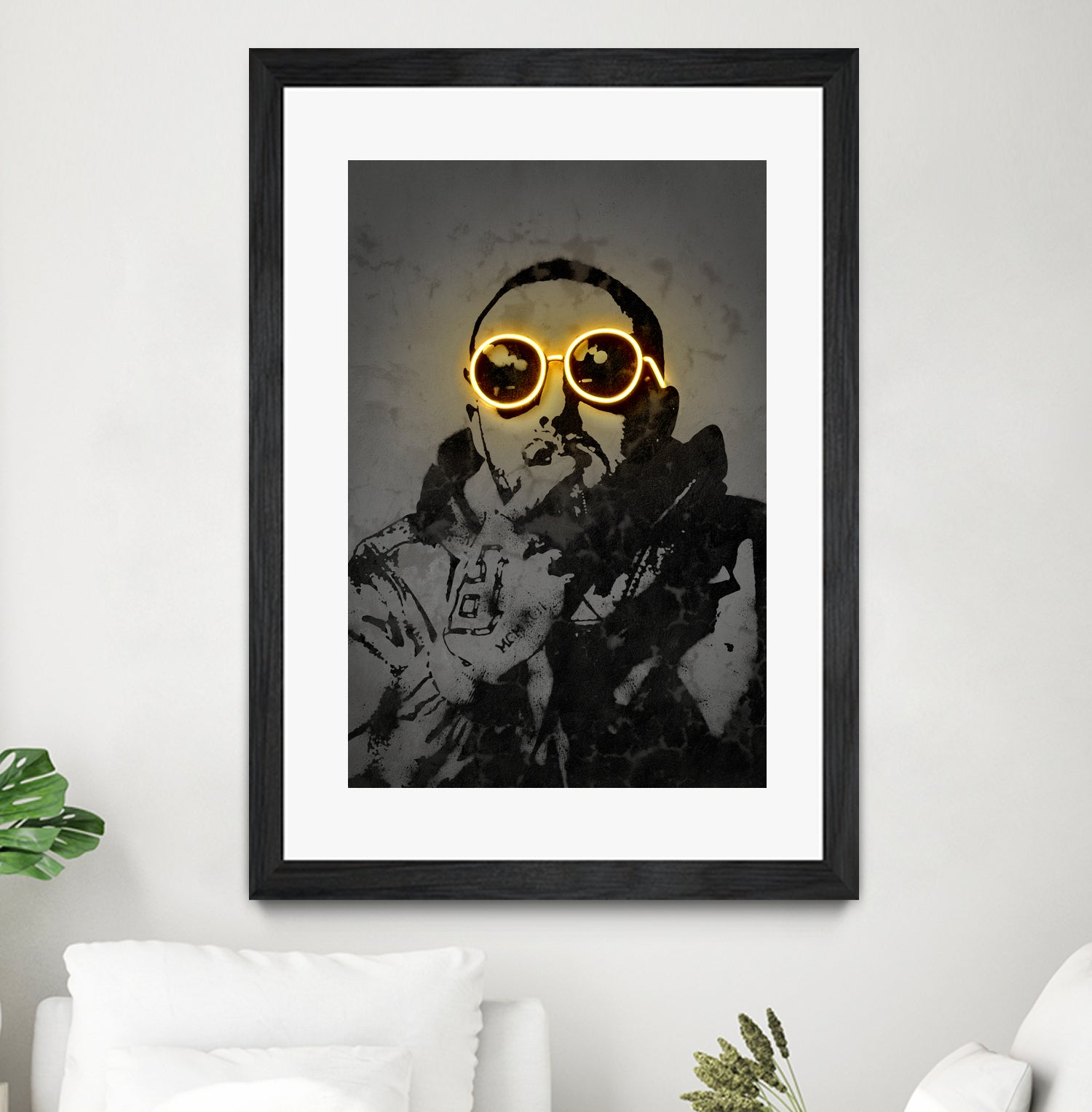 Mac Miller by Octavian Mihai Mielu on GIANT ART - yellow digital drawing