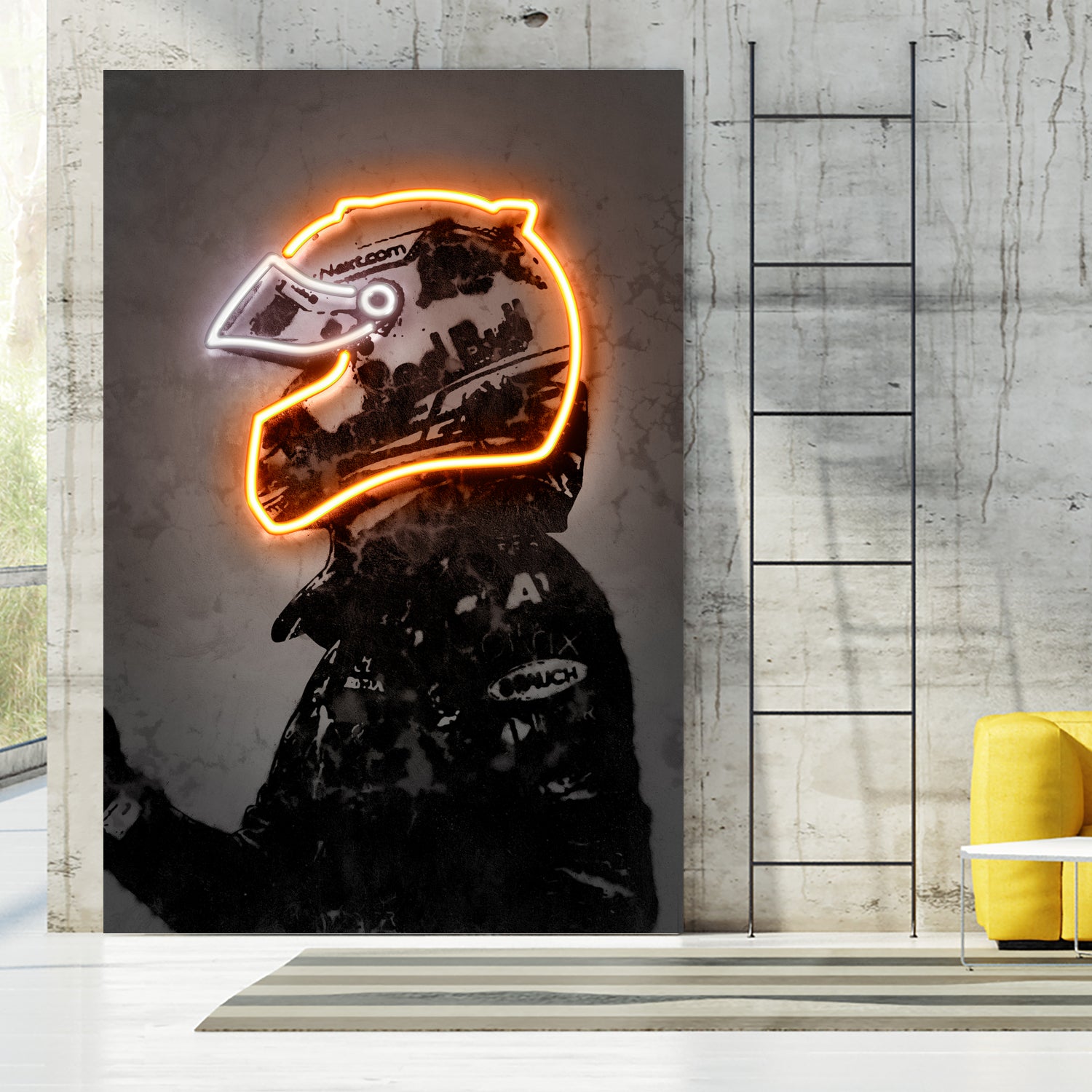 Verstappen by Octavian Mihai Mielu on GIANT ART - orange digital drawing