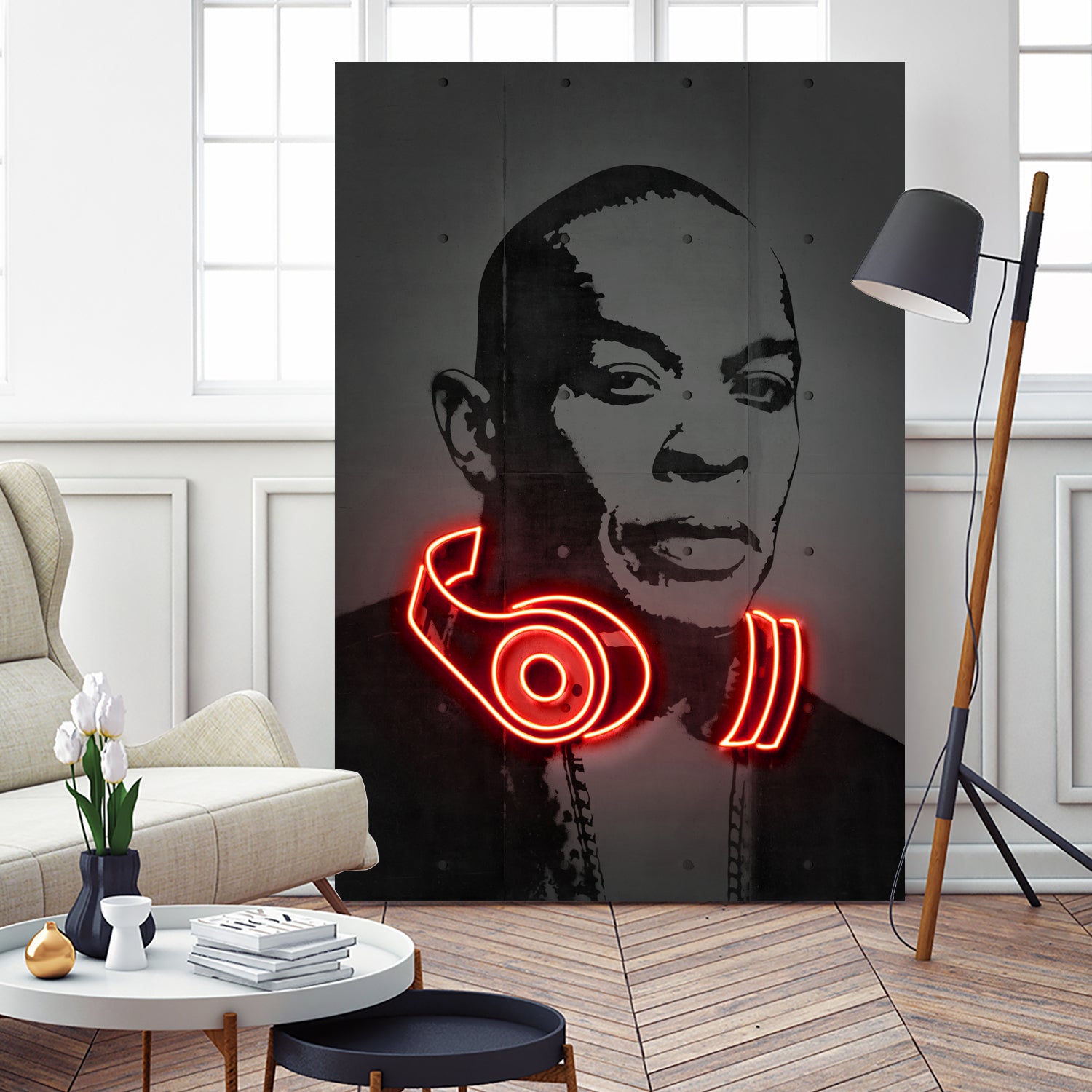 Dr Dre by Octavian Mihai Mielu on GIANT ART - red digital drawing