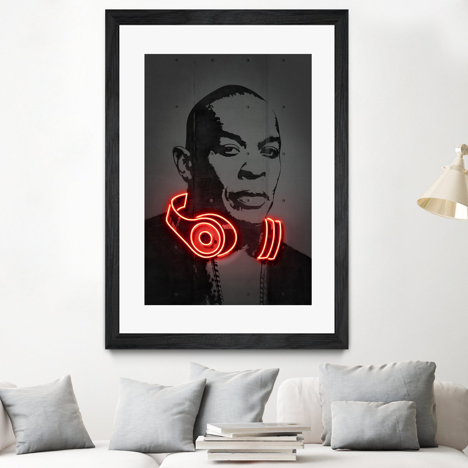 Dr Dre by Octavian Mihai Mielu on GIANT ART - red digital drawing