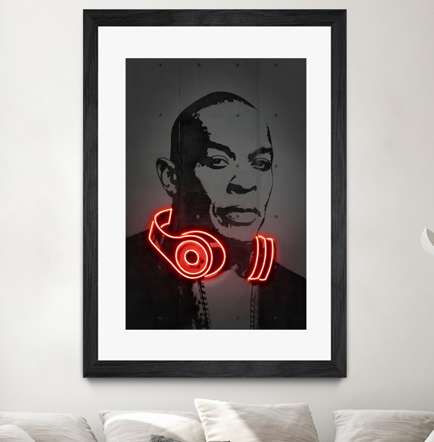 Dr Dre by Octavian Mihai Mielu on GIANT ART - red digital drawing