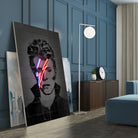 Bowie by Octavian Mihai Mielu on GIANT ART - red digital drawing