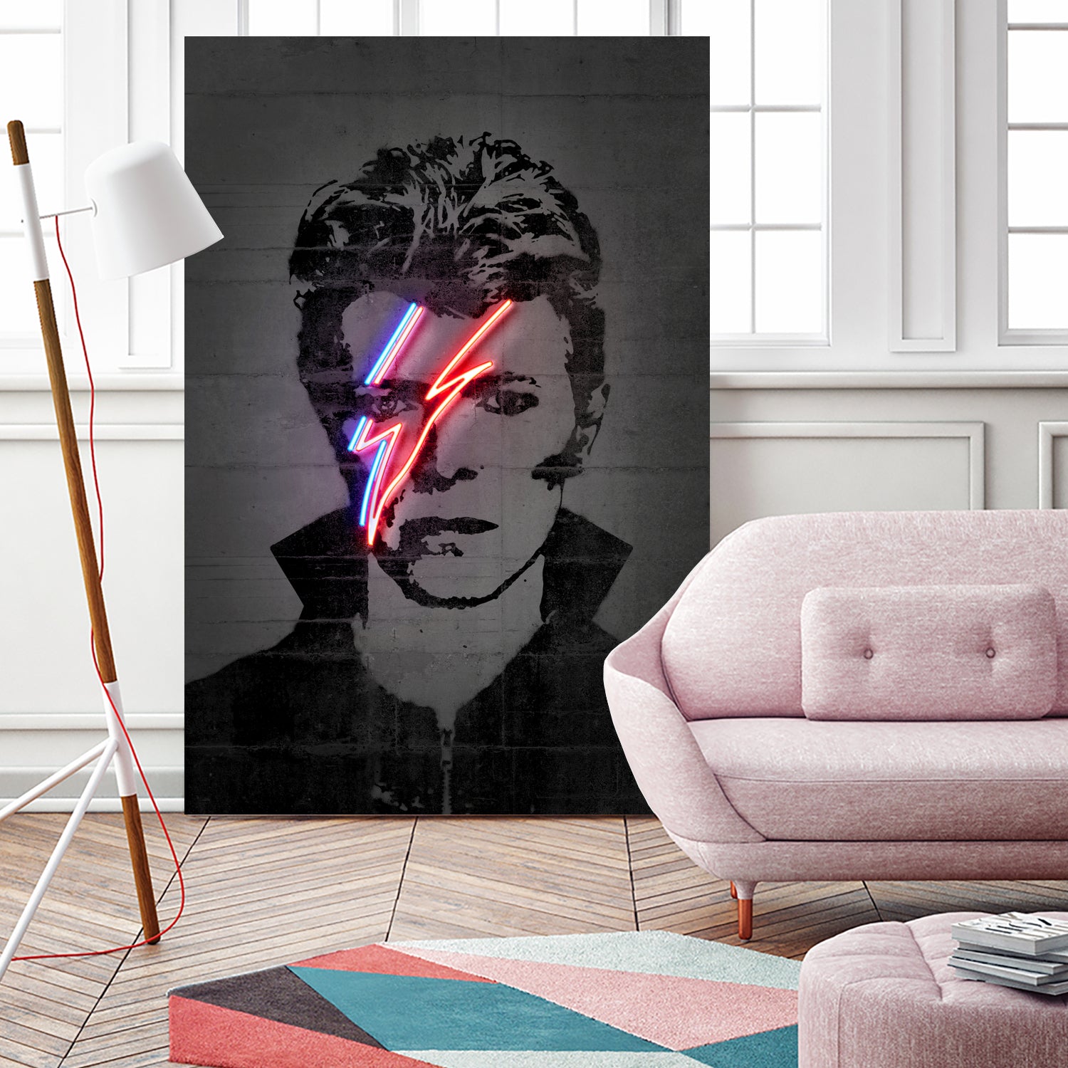 Bowie by Octavian Mihai Mielu on GIANT ART - red digital drawing