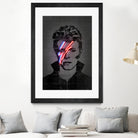 Bowie by Octavian Mihai Mielu on GIANT ART - red digital drawing