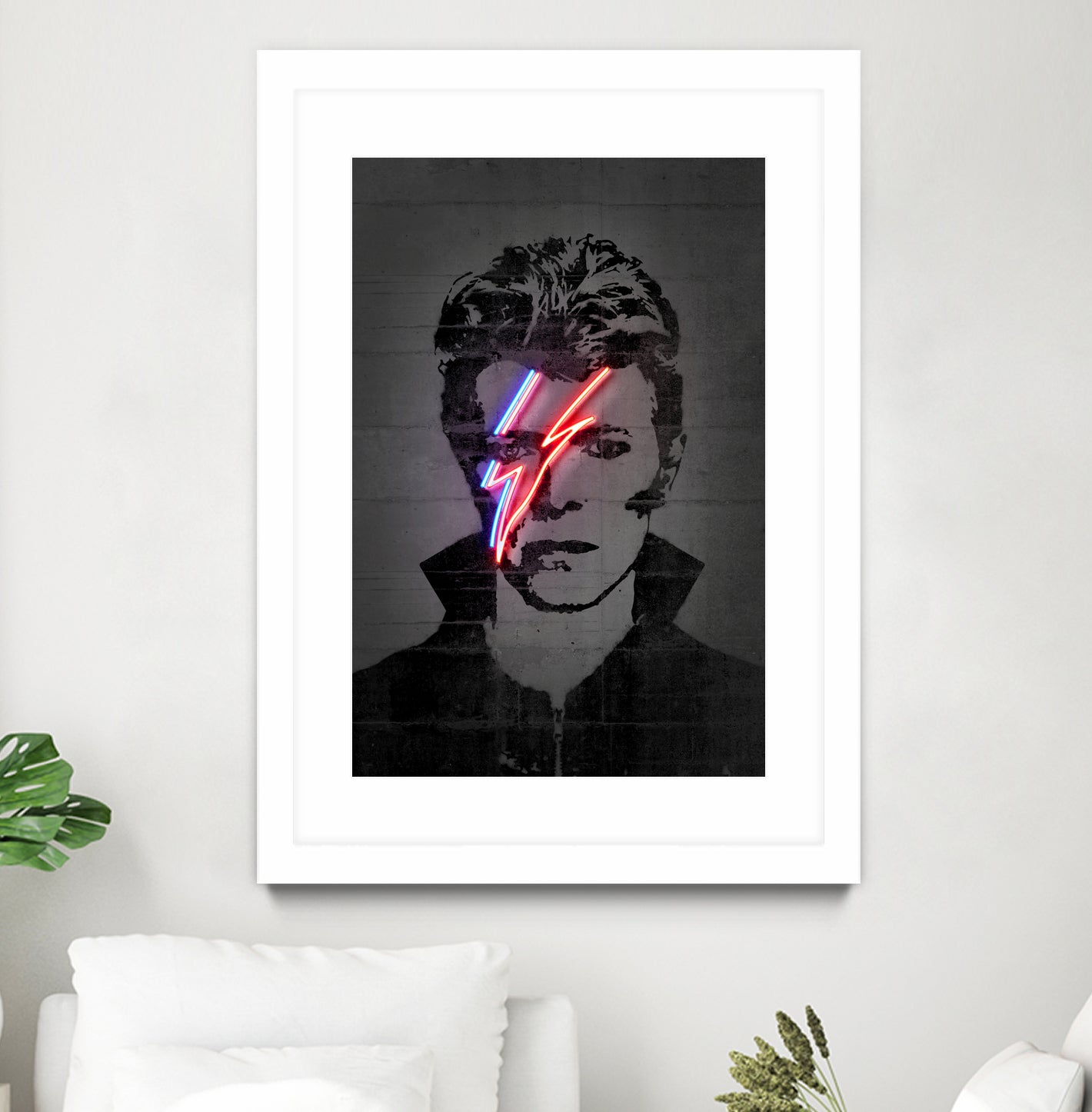 Bowie by Octavian Mihai Mielu on GIANT ART - red digital drawing