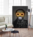 Lil Wayne by Octavian Mihai Mielu on GIANT ART - yellow digital drawing