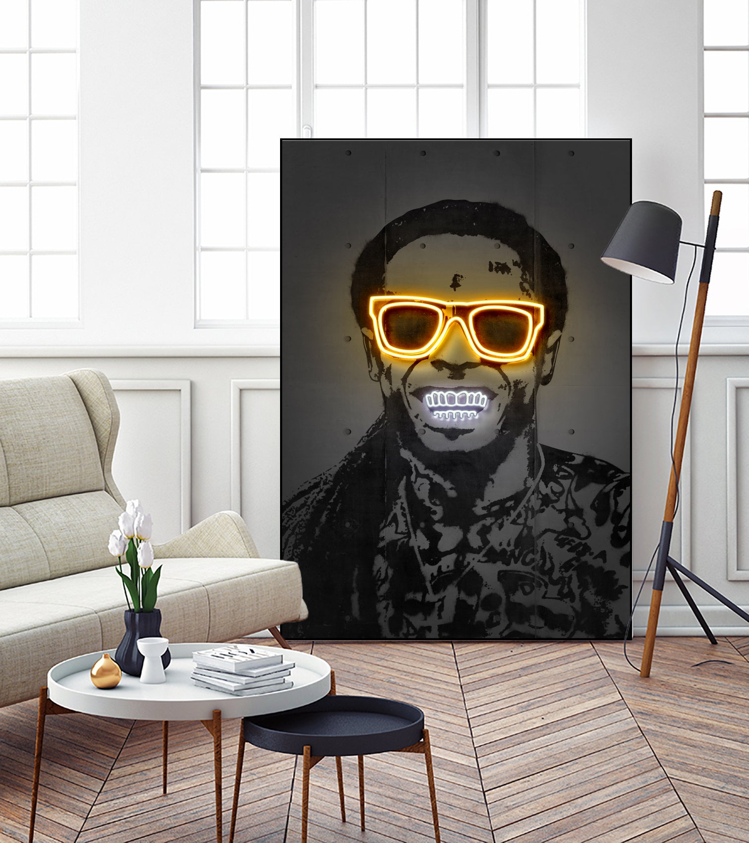 Lil Wayne by Octavian Mihai Mielu on GIANT ART - yellow digital drawing