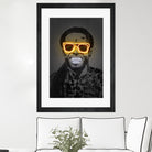 Lil Wayne by Octavian Mihai Mielu on GIANT ART - yellow digital drawing