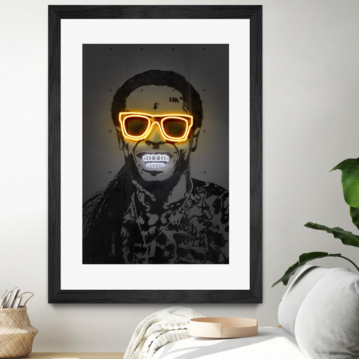 Lil Wayne by Octavian Mihai Mielu on GIANT ART - yellow digital drawing