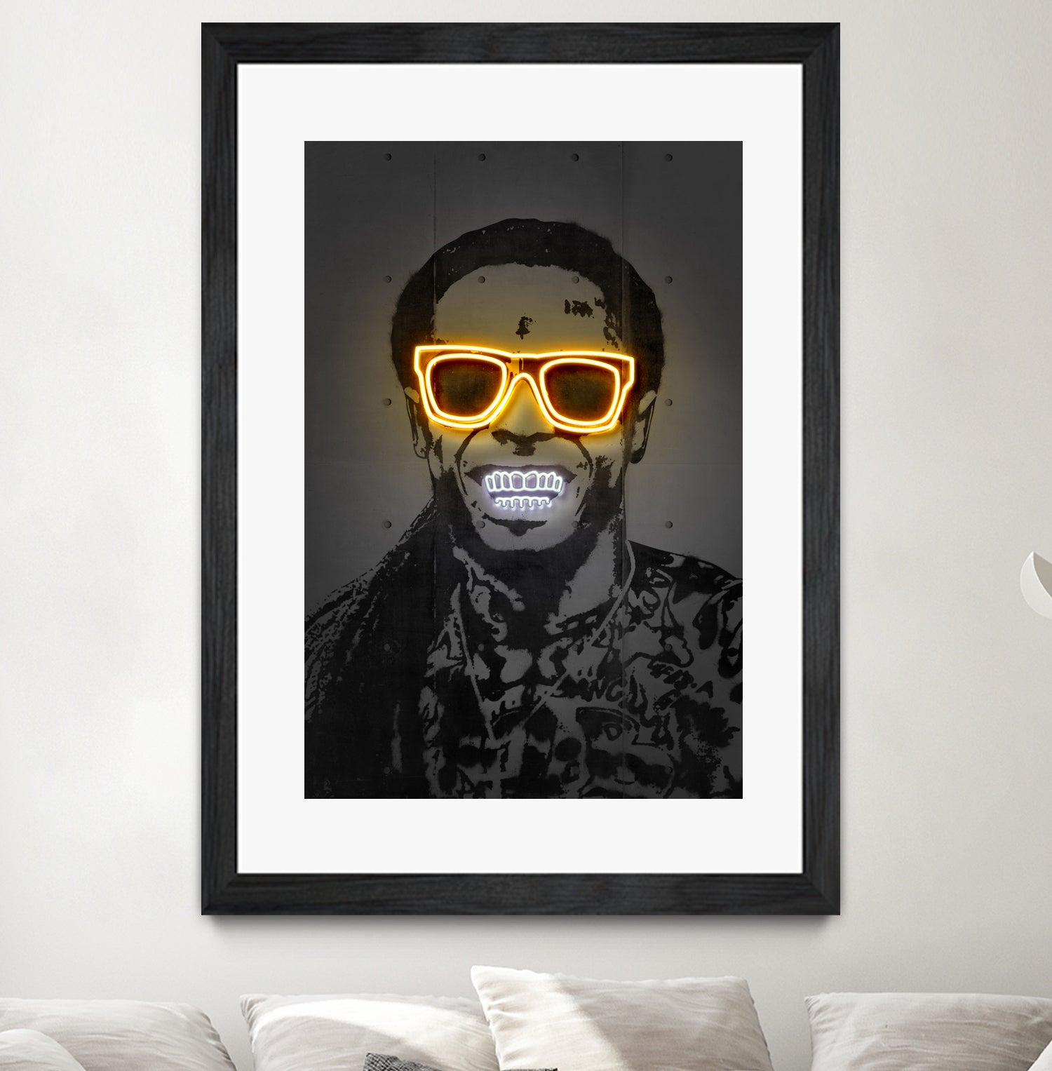 Lil Wayne by Octavian Mihai Mielu on GIANT ART - yellow digital drawing