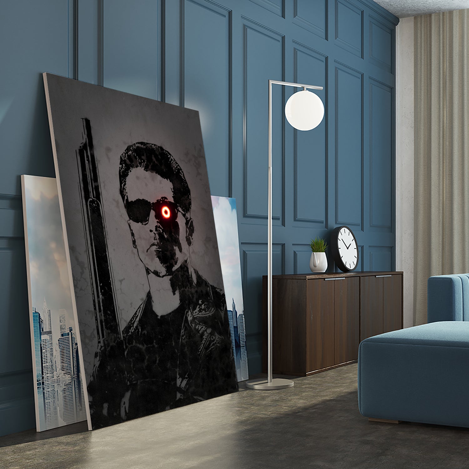 The Terminator by Octavian Mihai Mielu on GIANT ART - black digital drawing