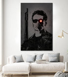 The Terminator by Octavian Mihai Mielu on GIANT ART - black digital drawing