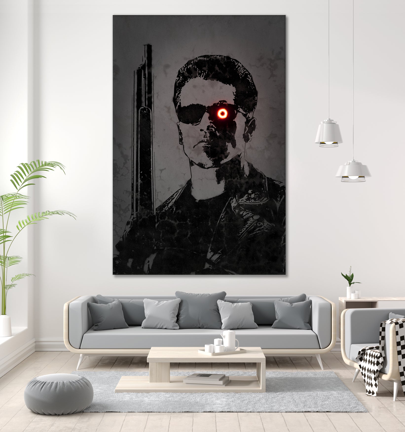 The Terminator by Octavian Mihai Mielu on GIANT ART - black digital drawing