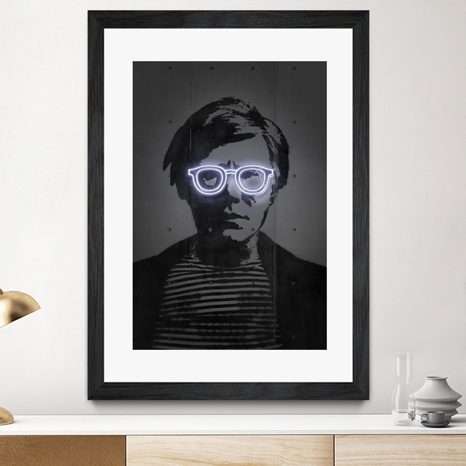 Warhol by Octavian Mihai Mielu on GIANT ART - white digital drawing