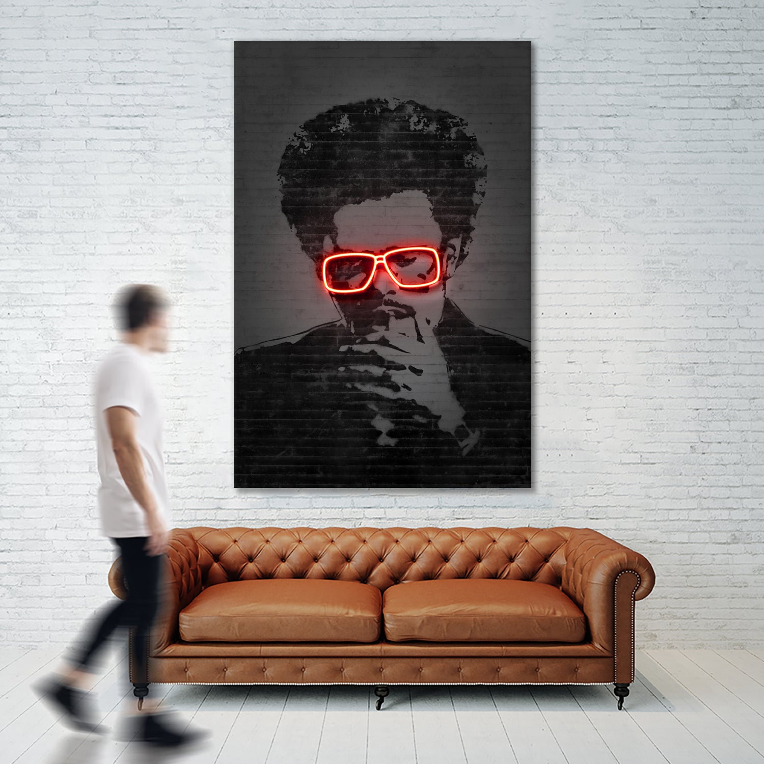 The Weeknd by Octavian Mihai Mielu on GIANT ART - red digital drawing