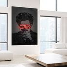 The Weeknd by Octavian Mihai Mielu on GIANT ART - red digital drawing