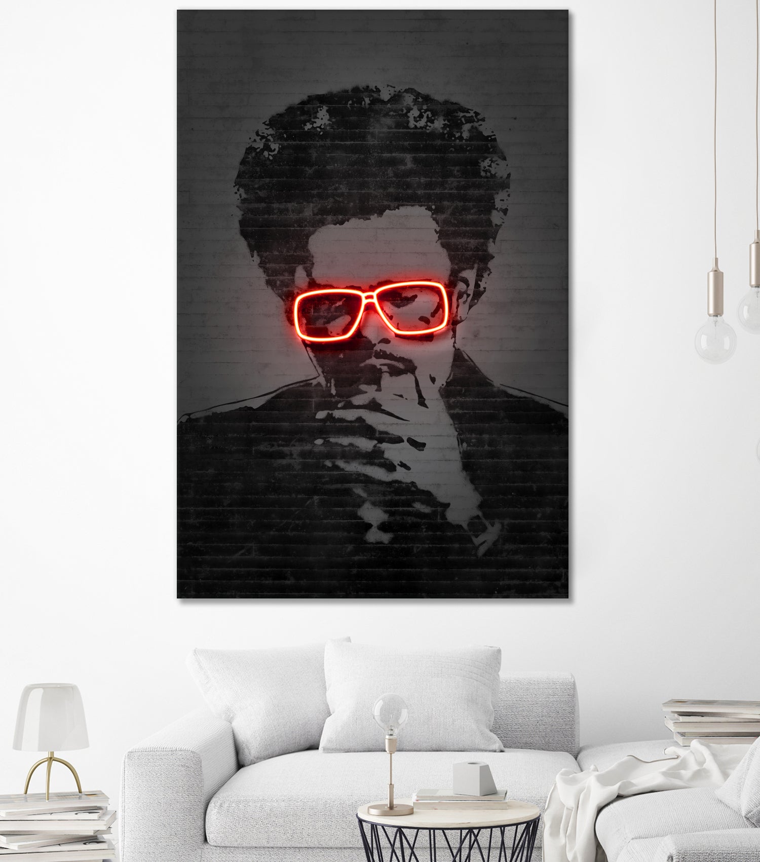 The Weeknd by Octavian Mihai Mielu on GIANT ART - red digital drawing