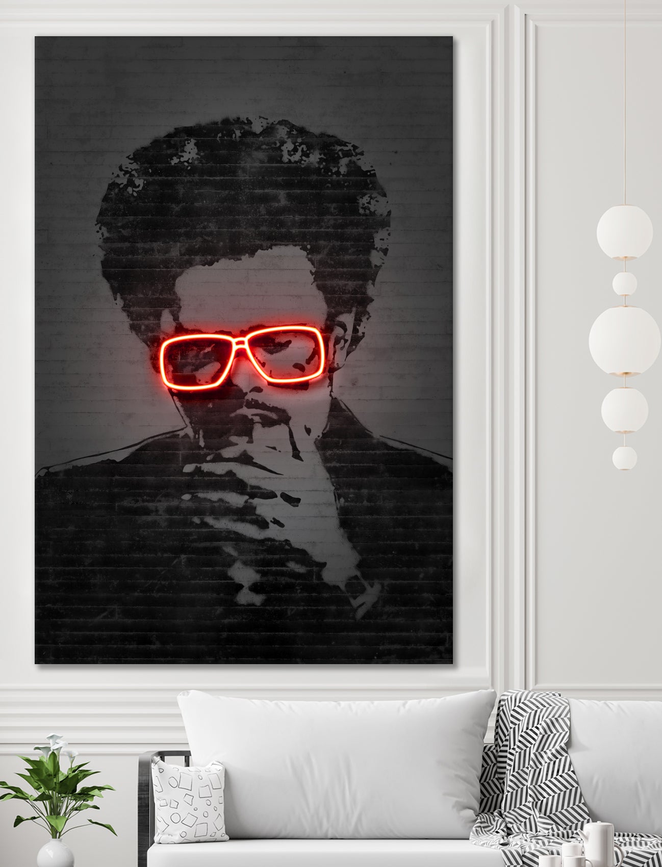 The Weeknd by Octavian Mihai Mielu on GIANT ART - red digital drawing