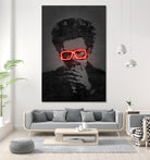 The Weeknd by Octavian Mihai Mielu on GIANT ART - red digital drawing