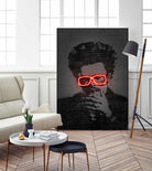 The Weeknd by Octavian Mihai Mielu on GIANT ART - red digital drawing