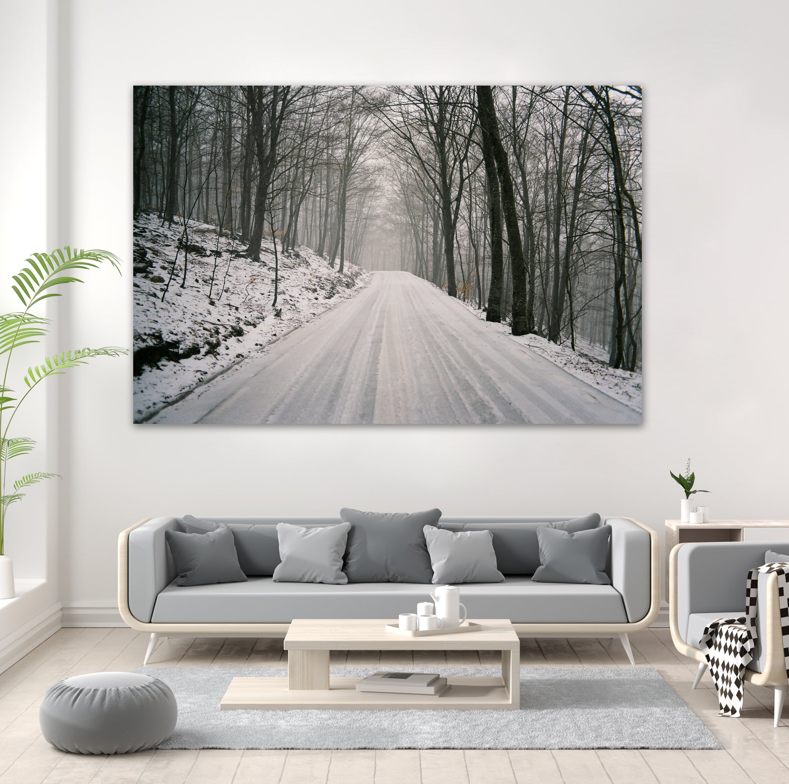 Winter memories XII by Anna Garcia on GIANT ART - white mixed media