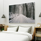 Winter memories XII by Anna Garcia on GIANT ART - white mixed media