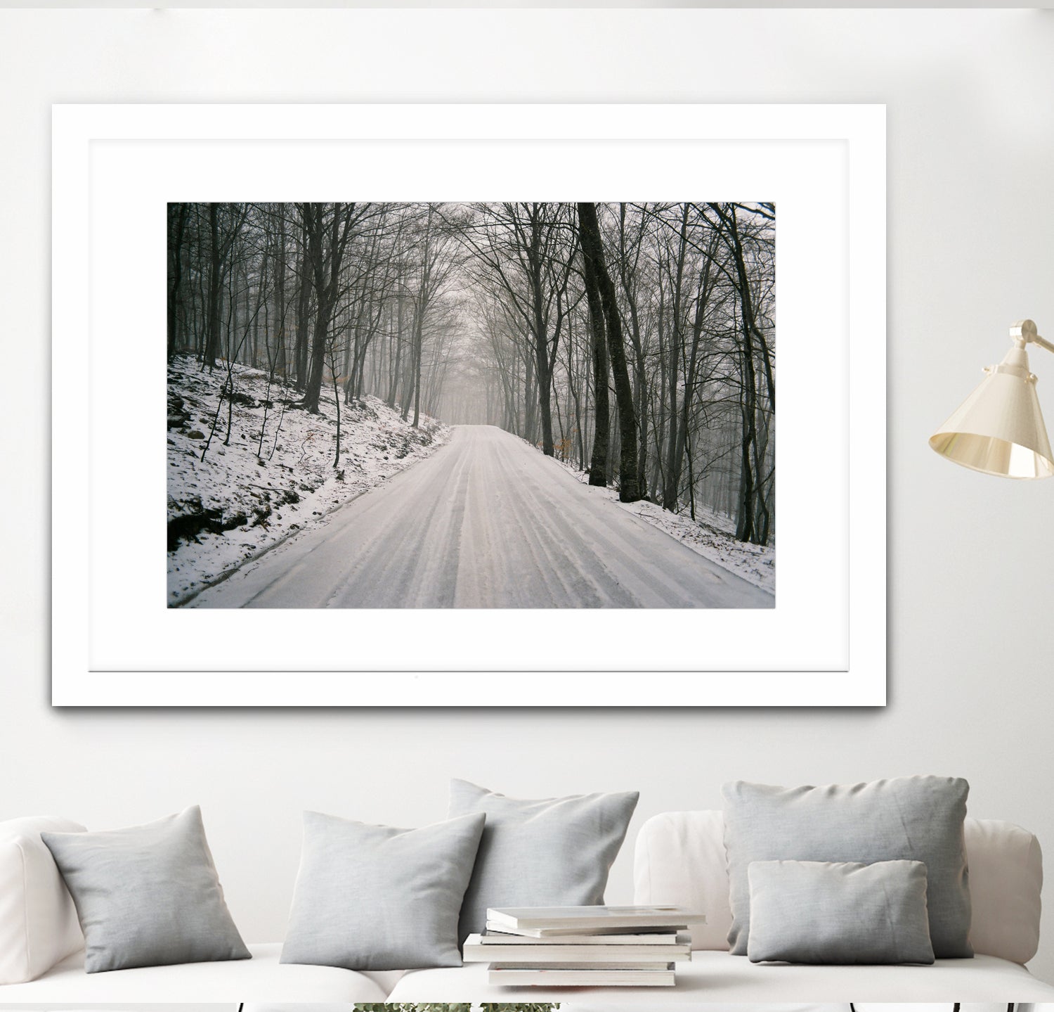 Winter memories XII by Anna Garcia on GIANT ART - white mixed media