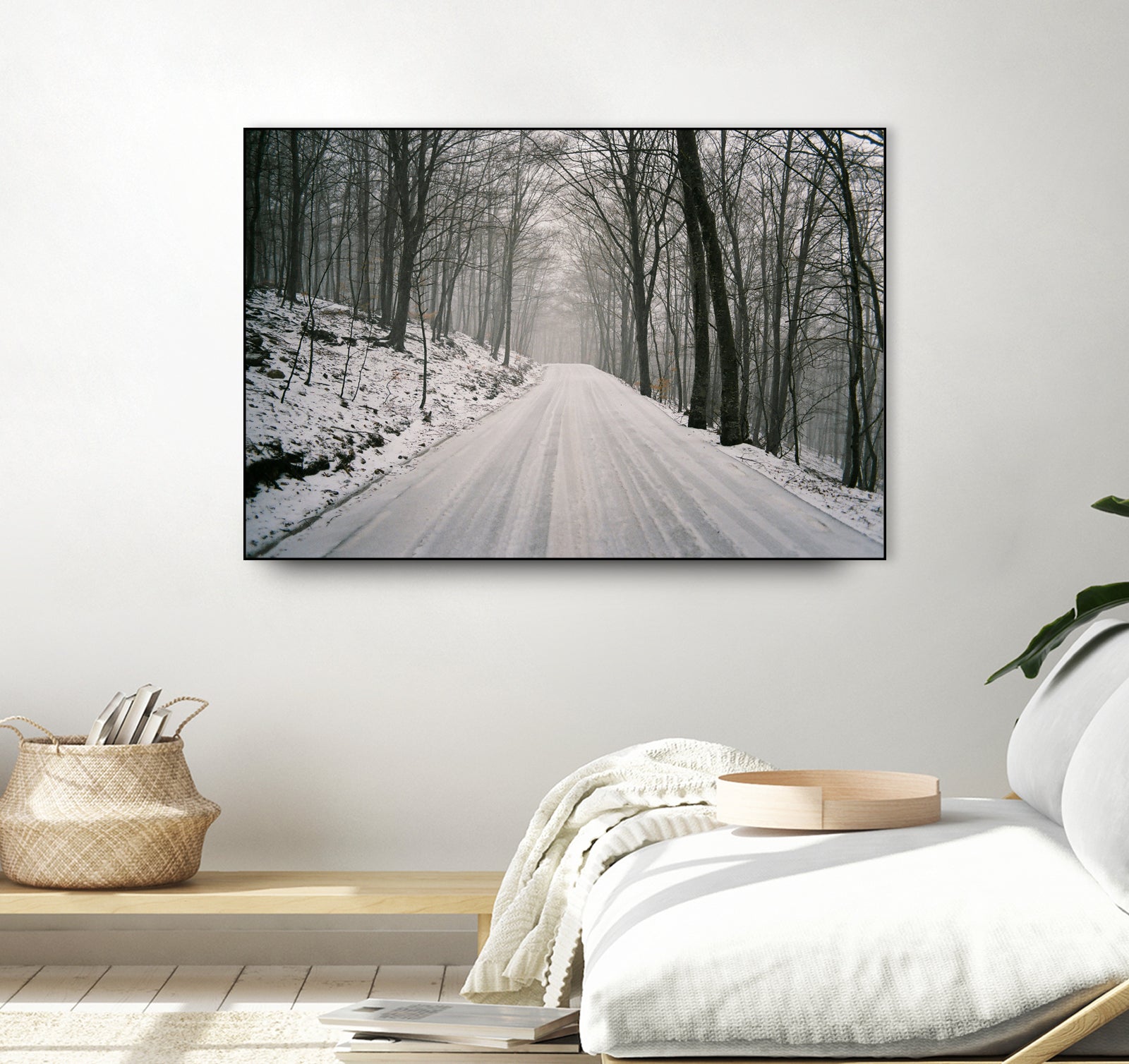 Winter memories XII by Anna Garcia on GIANT ART - white mixed media