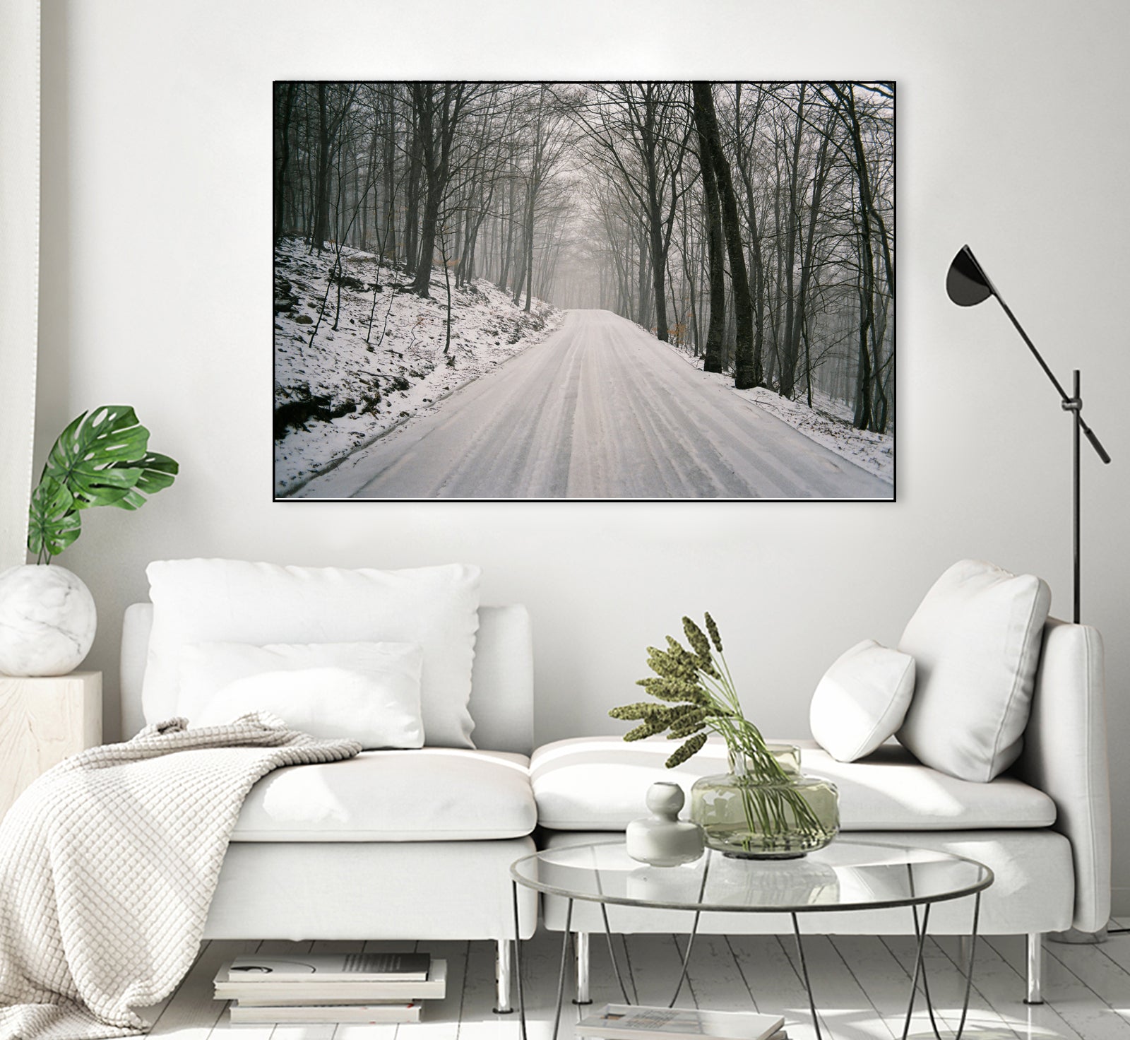 Winter memories XII by Anna Garcia on GIANT ART - white mixed media