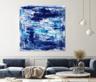 Blue passion by Katerina Izotova on GIANT ART - blue mixed media