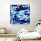 Blue passion by Katerina Izotova on GIANT ART - blue mixed media